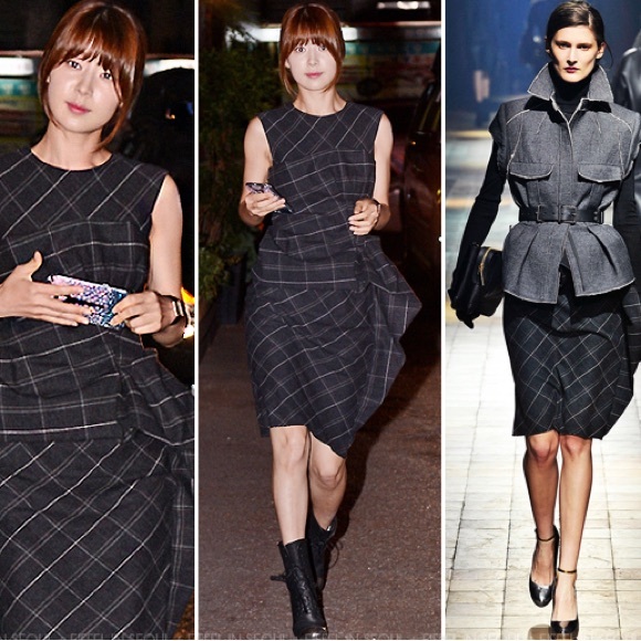 LANVIN RIVER 2013 wool dress - as seen on the runway - Picture 5 of 5